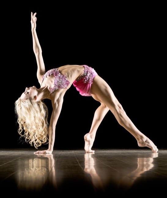 dancer bending backwards