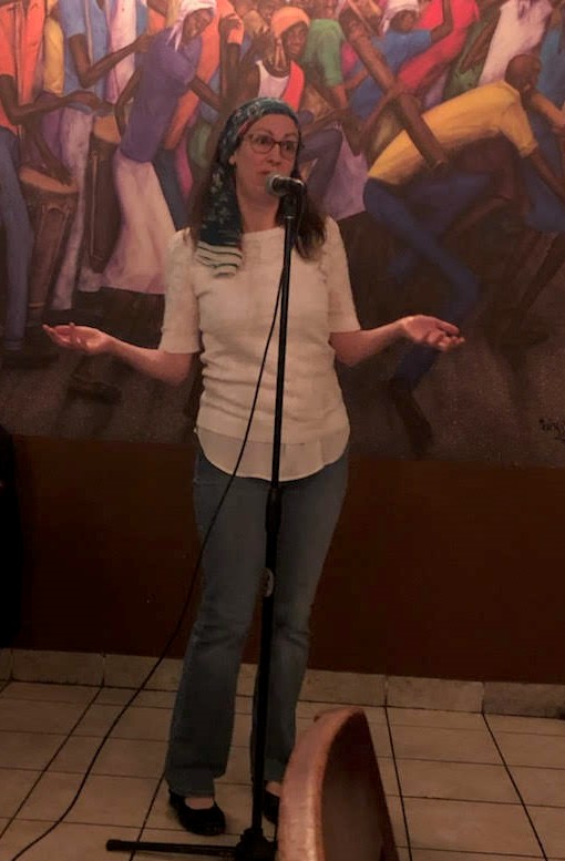 Liza Achilles was a featured poet at Poetry at the Port 6