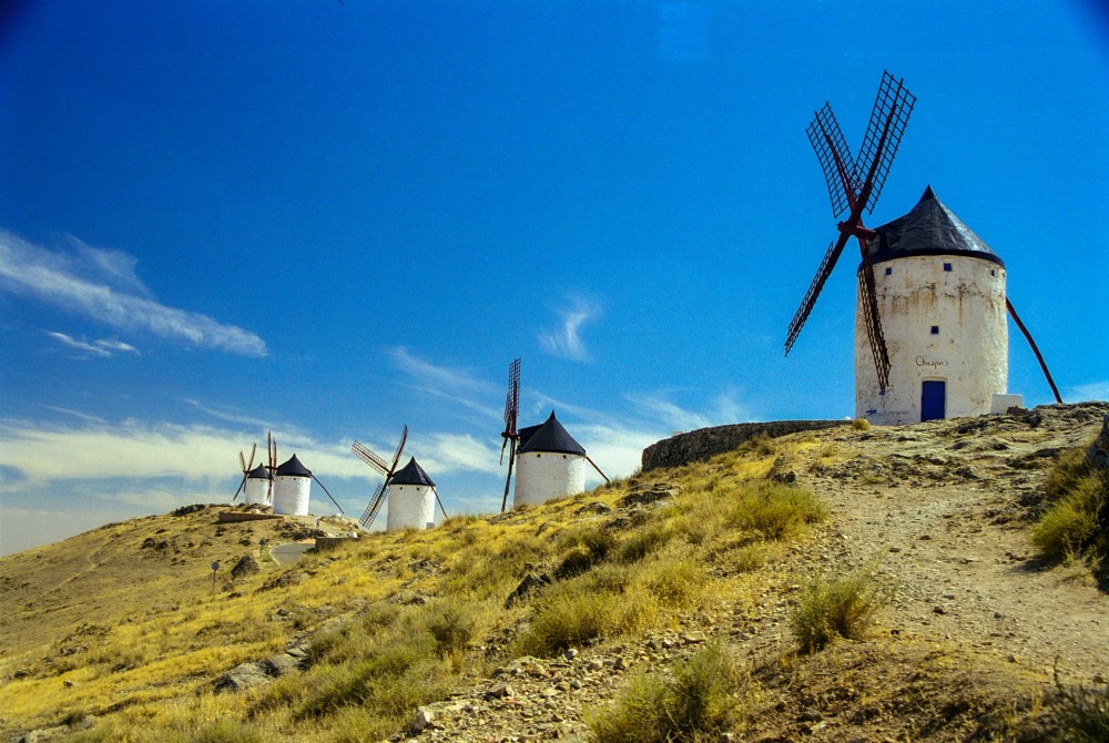 windmills in Consuegra Spain