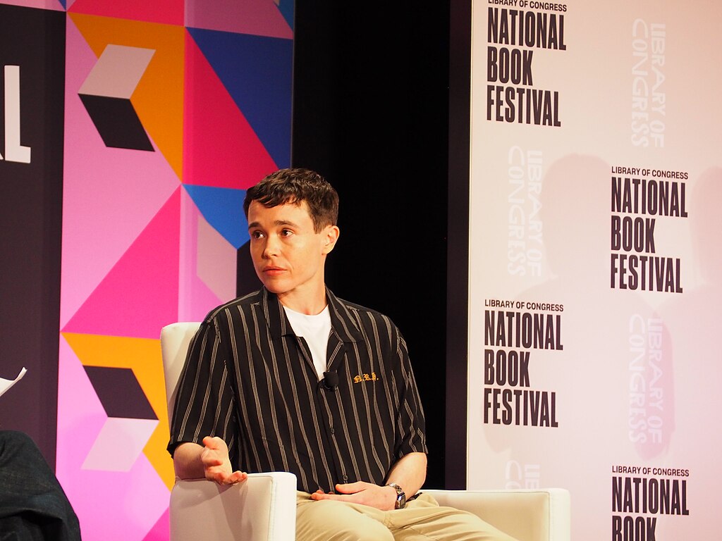 Elliot Page at the Library of Congress National Book Festival